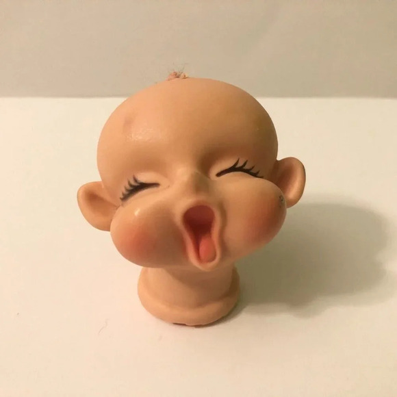 Lot of 7 Assorted Doll Heads Clown Baby Girl Dennis The  Mennace - Picture 16 of 16